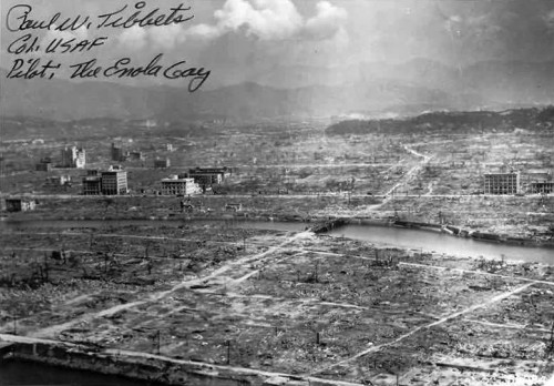 Hiroshima in black and white