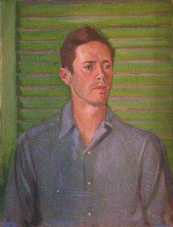 William Shurcliff, age 39, 1948, 29 x 22.5 inches, Oil.