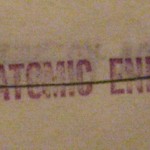 A "Restricted Data" stamp from the papers of the Joint Committee on Atomic Energy. Sort of a non-sequitur.