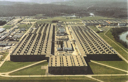 The Oak Ridge K-25 plant in 1945.
