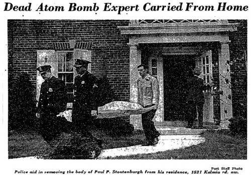 1946 - Dead Atom Bomb Expert Carried From Home