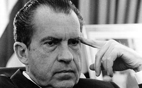 Nixon contemplative