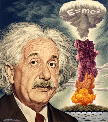 1946 - Einstein Time magazine - detail