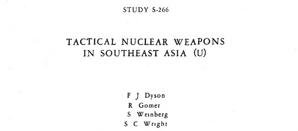 1967 - Tactical Nuclear Weapons in Southeast Asia