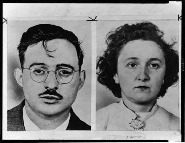 Mugshots of Julius and Ethel Rosenberg. Source: Library of Congress.