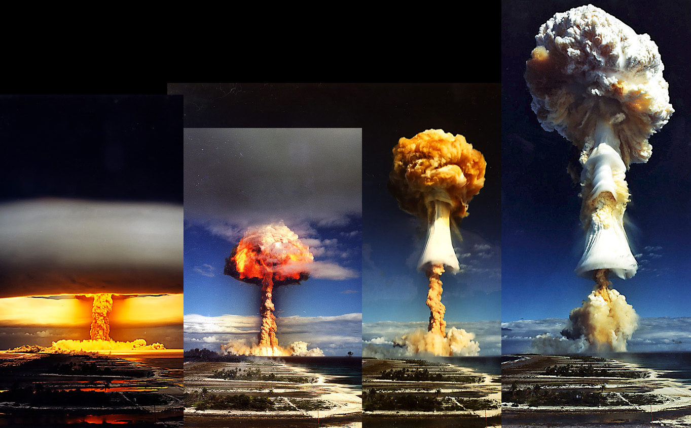 nuclear explosions mushroom cloud