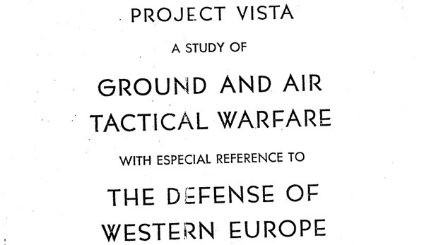 Project Vista cover page