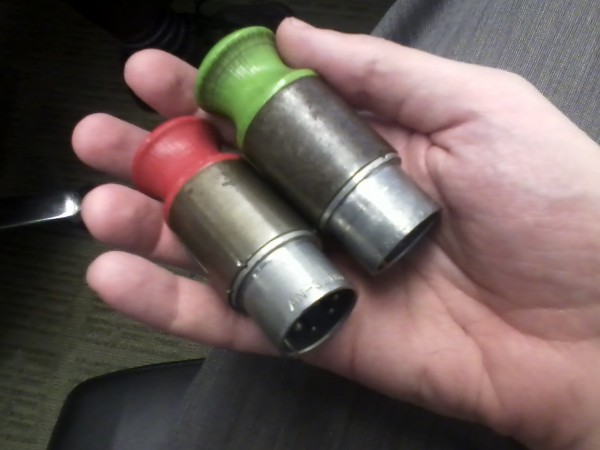 The arming plugs of the Little Boy bomb.