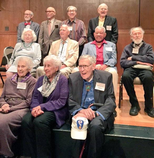 Some of the attending Manhattan Project veterans. Photo by Alex Levy of the Atomic Heritage Foundation.