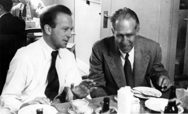 Heisenberg and Bohr in Copenhagen in the early 1930s. Source: Emilio Segrè Visual Archives, American Institute of Physics.