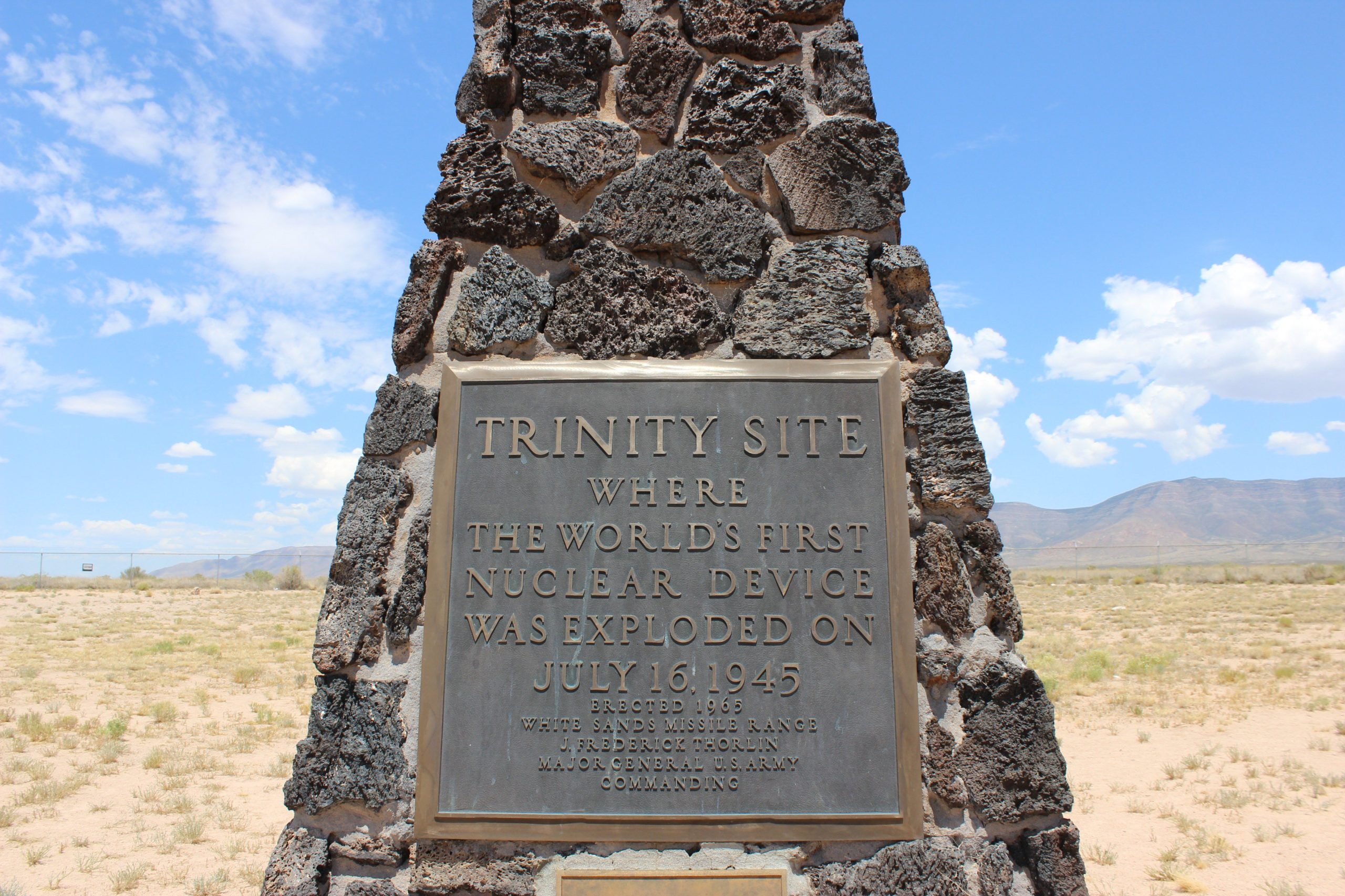 Trinity Site - World's First Nuclear Explosion