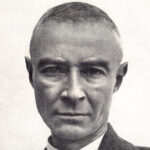 J. Robert Oppenheimer's portrait from the cover of the June 1954 TIME magazine issue covering his loss of his security clearance.